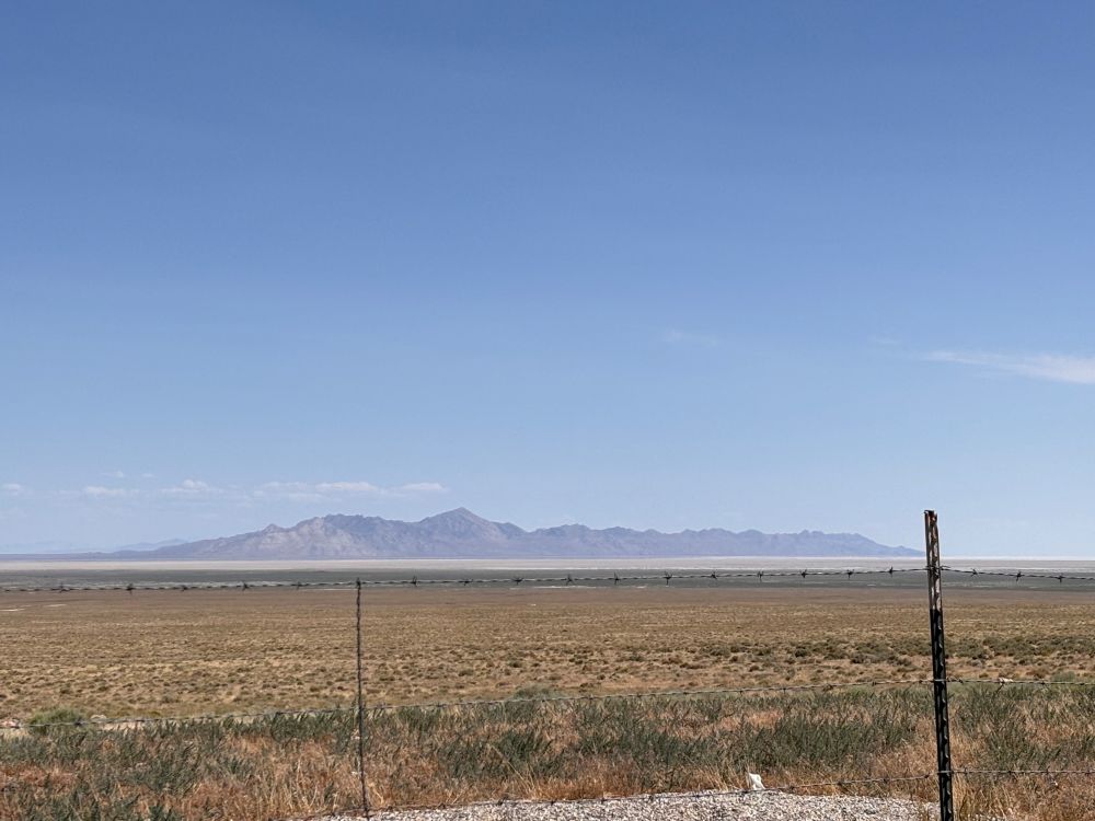 I had too many miles to drive today to stop and take terrible mountain photos so here's a photo from yesterday of a range in Nevada. 
