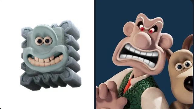 A Thwomp with Wallace's face and Wallace with a Thwomp's face. 

It... haunts me.