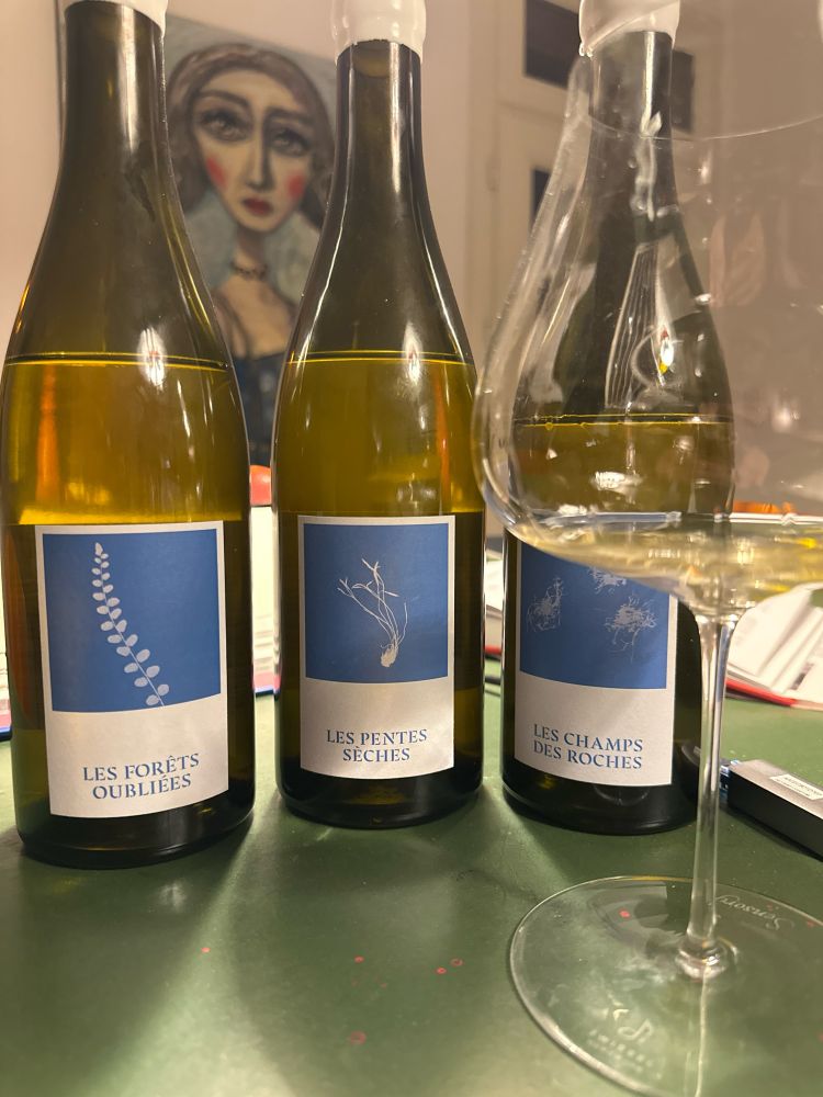 Three of six excellent Vins de France from the new Domaine Hunter|McKirdy in Zellenberg, Alsace. 
