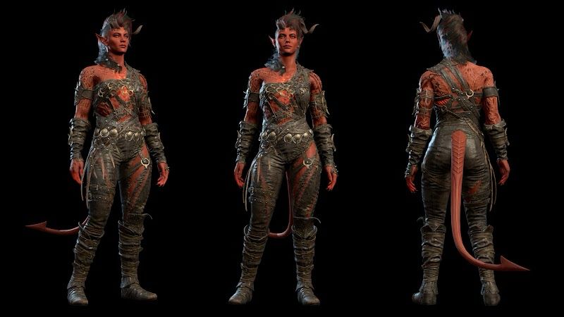 Karlach the barbarian from baldurs gate 3.