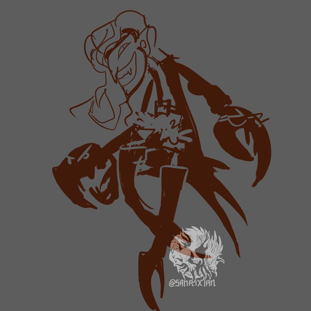 him from powerpuff girls + aemond doodle