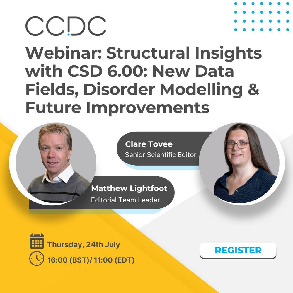 Promotional graphic with photos of the speakers Clare and Matthew.