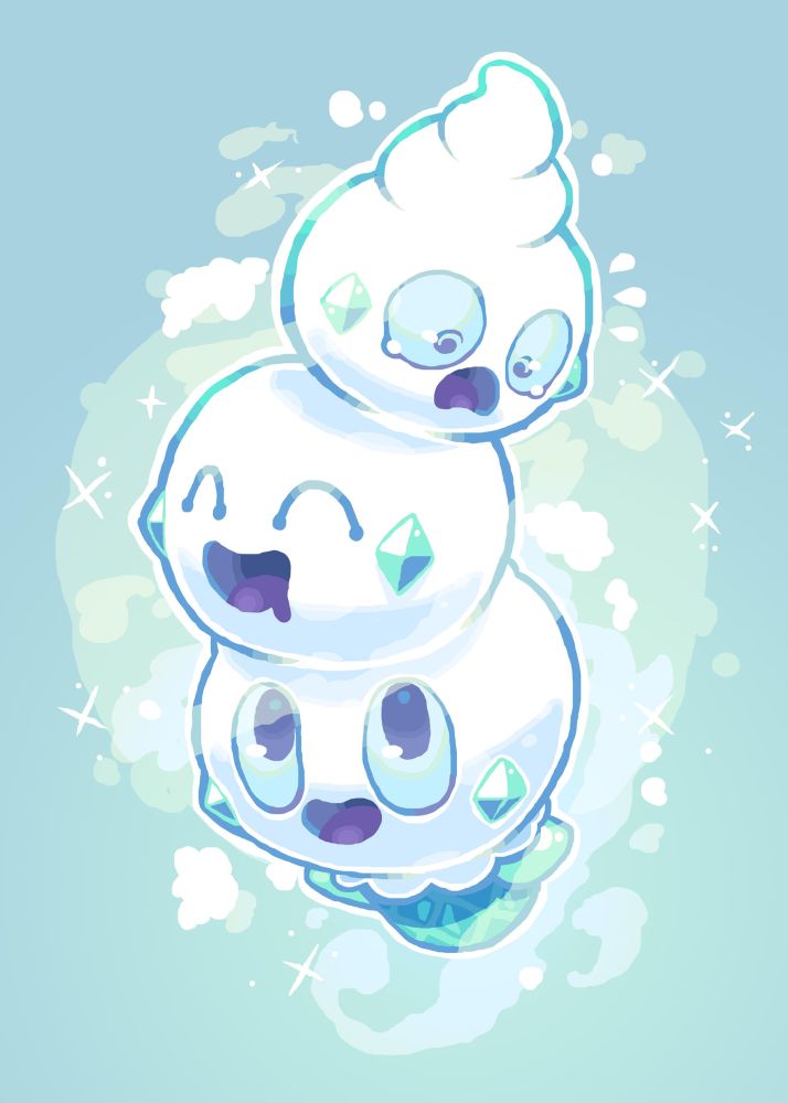Art of Vanillite from Pokemon