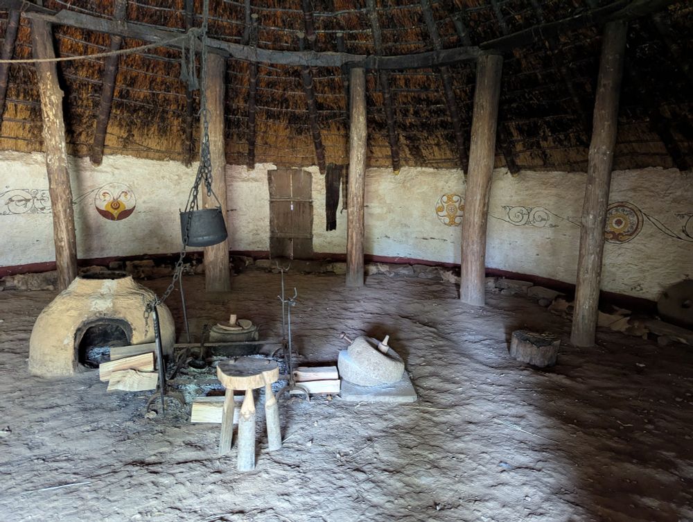 Inside an Iron Age roundhouse