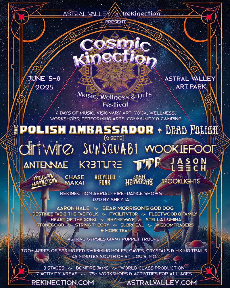 #Cosmic #Kinection #Fest #Festy #Festi #Festibabes #EDM #Electronic #ElectronicMusic #Dubstep #Chill #ChillMusic #Healing #Vibes #Fun #DJ #DirtWire #ThePolishAmbassador #Sunsquabi #DeadPolish #Wookiefoot #JasonLeech #MeganHamilton #ChaseMakai #RecycledFunk #JoshHeinrichs #Spooklights #TrippSt #Kreture #Stonegood #Subrosa #Fleetwood #FleetwoodMac #music #love #hiphop #rap #musician #art #artist #dj #musica #rock #singer #instagood #instagram #dance #livemusic #photography #guitar #newmusic #s #follow #party #producer #like #explorepage #song #fashion #concert #live #rapper #explore #viral #beats #spotify #bhfyp #life #band #trap #musicvideo #pop #musicproducer #photooftheday #instamusic #youtube #metal #trending #style #happy #vinyl #songwriter #video #tiktok #fun #radio #festival #soundcloud #model #memes #rnb #songs #photo #Flyer #GraphicDesign #Hippy #Woke #Heal #Wellness #Art #Fair