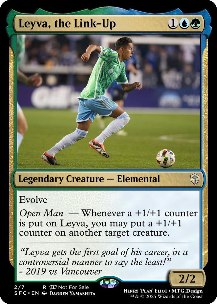 Danny Leyva as a 2/2 Simic Elemental creature