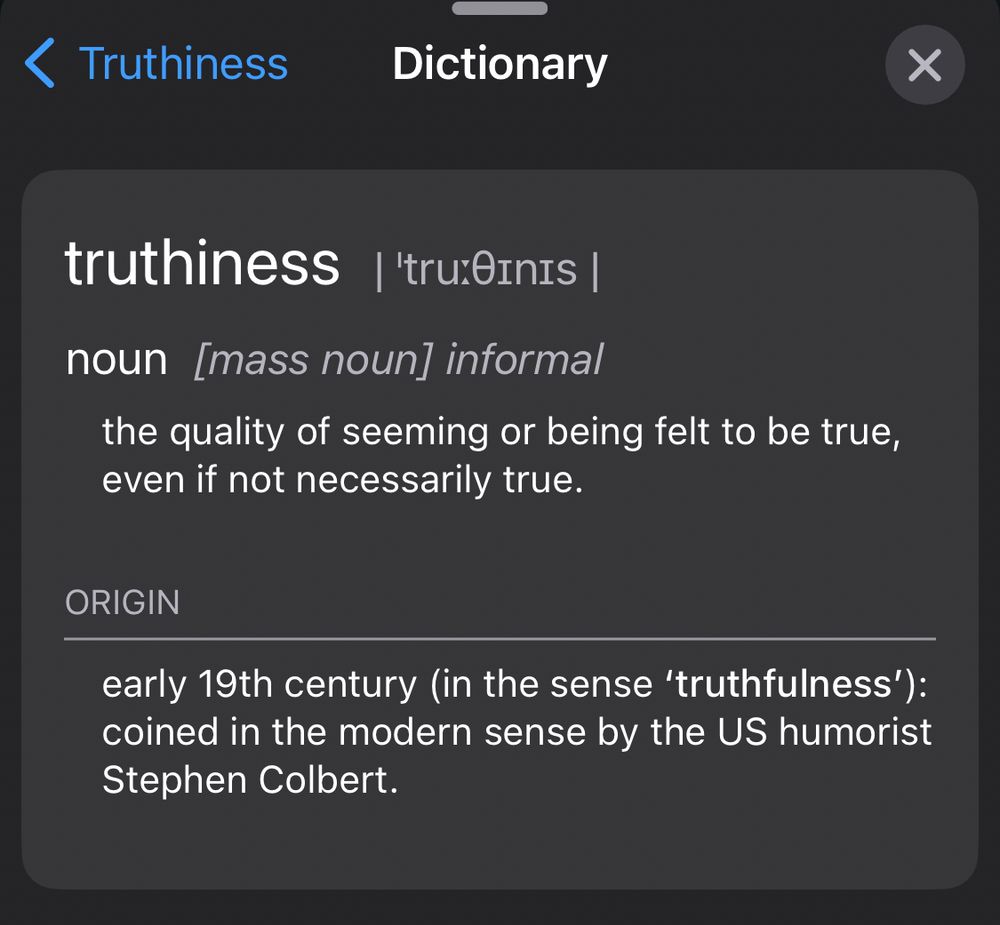 As featured on the very first edition of The Colbert Report 20 years ago.

Gonna miss you Stephen.