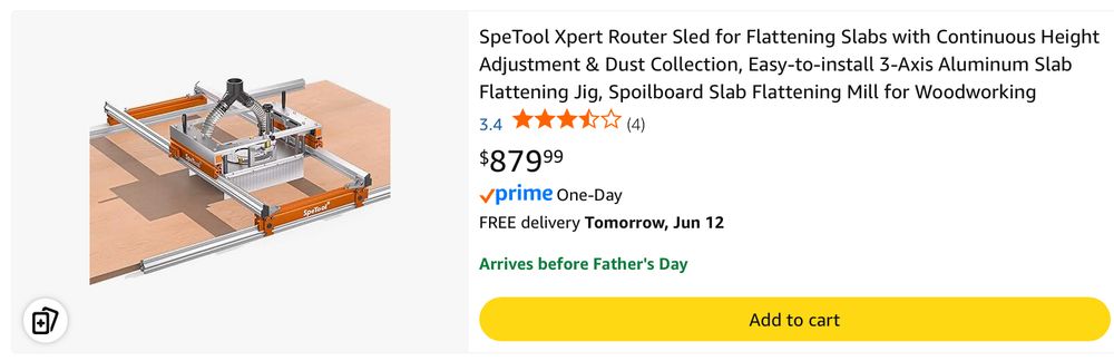 The price of the same item built in China has more than doubled on Amazon 