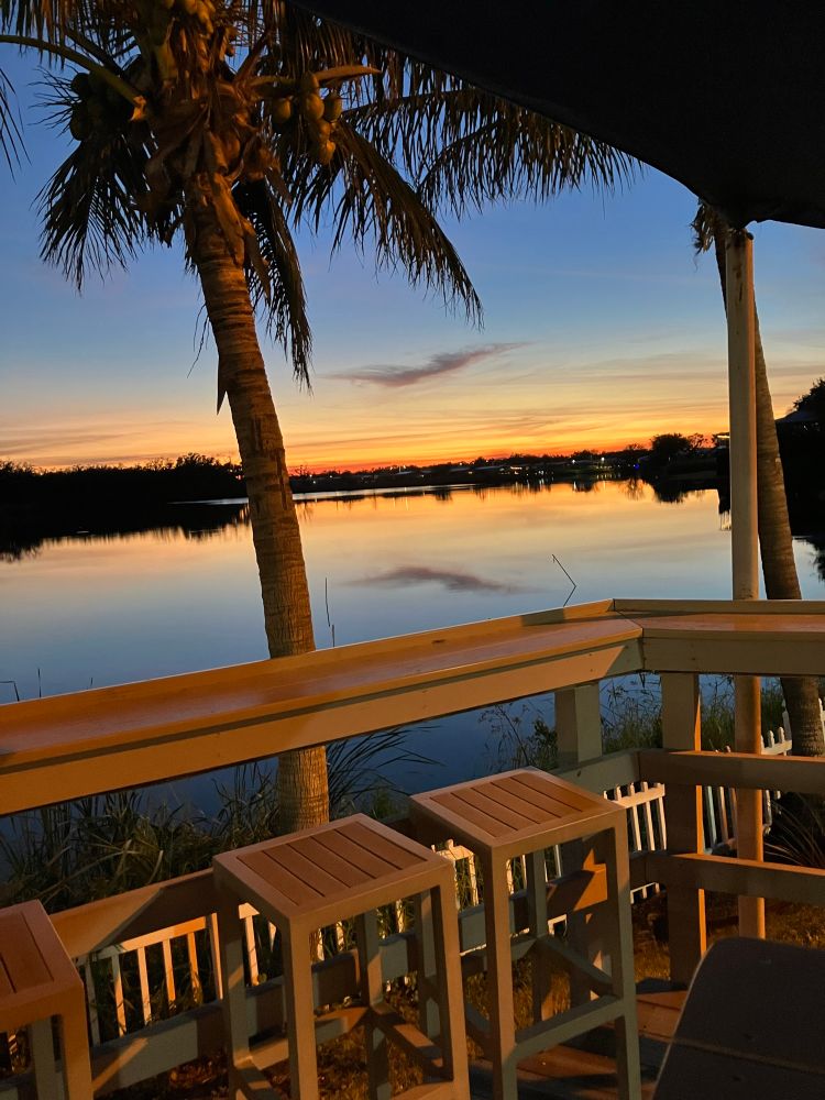 Sunset over Braden River.