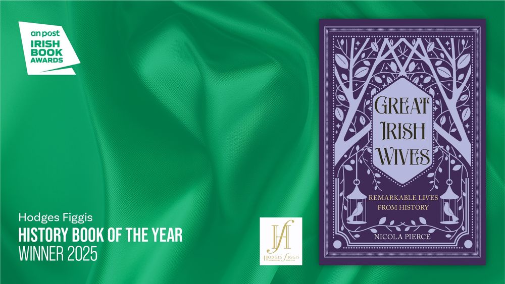 Book cover on green background and white font