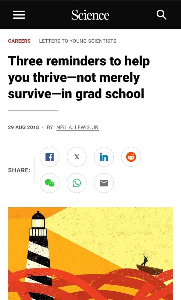 Three reminders to help you thrive--not just survive--grad school