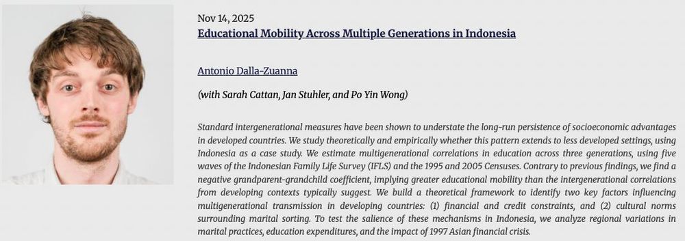 Standard intergenerational measures have been shown to understate the long-run persistence of socioeconomic advantages in developed countries. We study theoretically and empirically whether this pattern extends to less developed settings, using Indonesia as a case study. We estimate multigenerational correlations in education across three generations, using five waves of the Indonesian Family Life Survey (IFLS) and the 1995 and 2005 Censuses. Contrary to previous findings, we find a negative grandparent-grandchild coefficient, implying greater educational mobility than the intergenerational correlations from developing contexts typically suggest. We build a theoretical framework to identify two key factors influencing multigenerational transmission in developing countries: (1) financial and credit constraints, and (2) cultural norms surrounding marital sorting. To test the salience of these mechanisms in Indonesia, we analyze regional variations in marital practices, education expenditures, and the impact of 1997 Asian financial crisis.