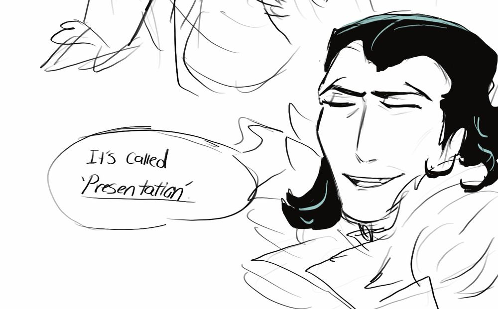 Loki: “it’s called ‘presentation’”