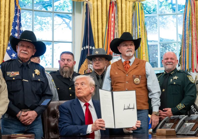 The New President of the National Sheriffs’ Association Participated in the Jan. 6 Protests