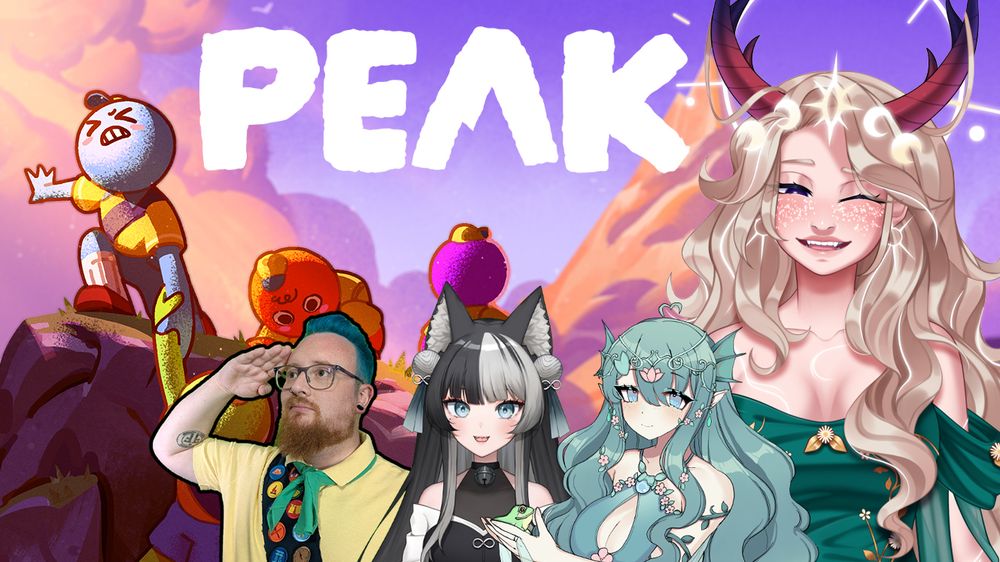 thumbnail with peak logo and background, with images of warwick, viola, raemyne and cosymel