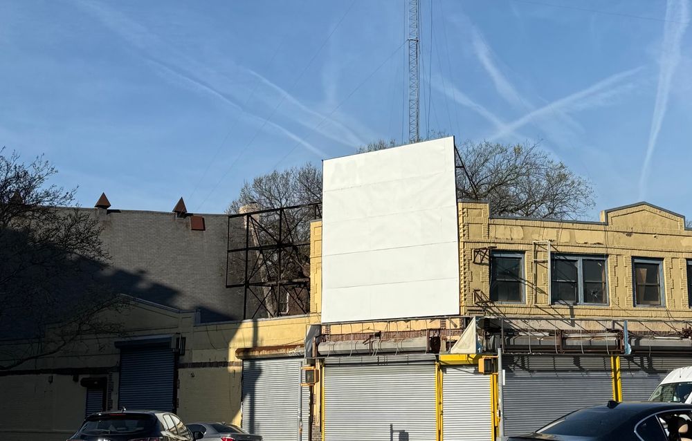 April 2024, we found out Sherita the dinosaur was gone! A blank sign on Atlantic Ave remains on a shuttered building. Her memory goes on!!