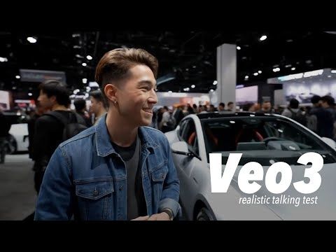 Veo3 test // non-existent car show