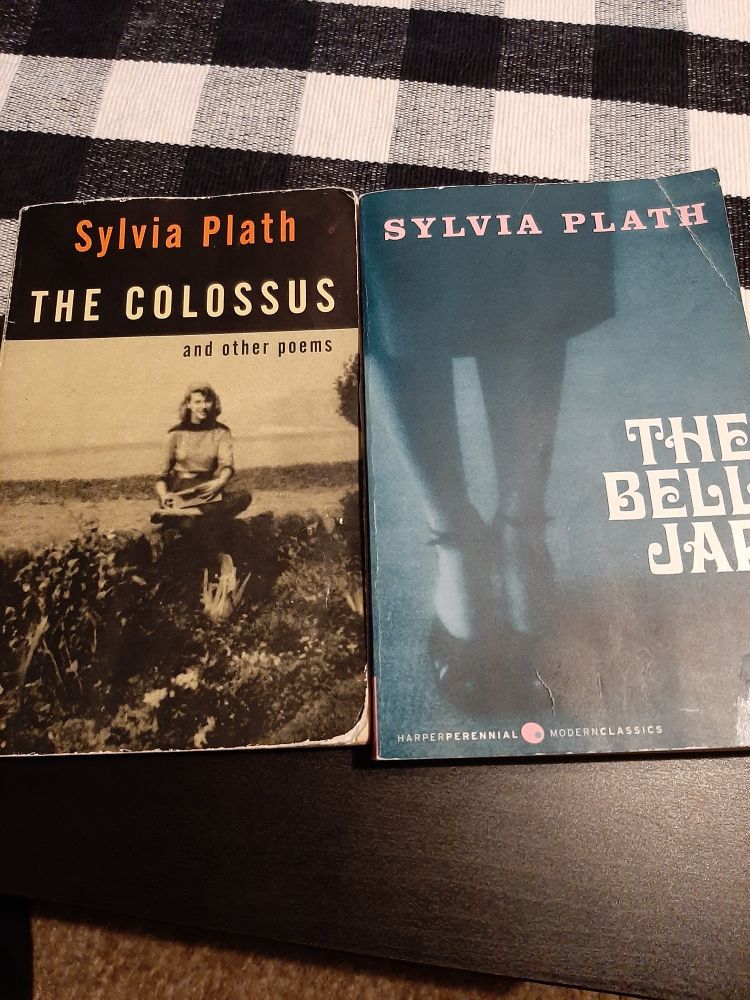 The Colossus and other poems, and The Bell Jar by Sylvia Plath 