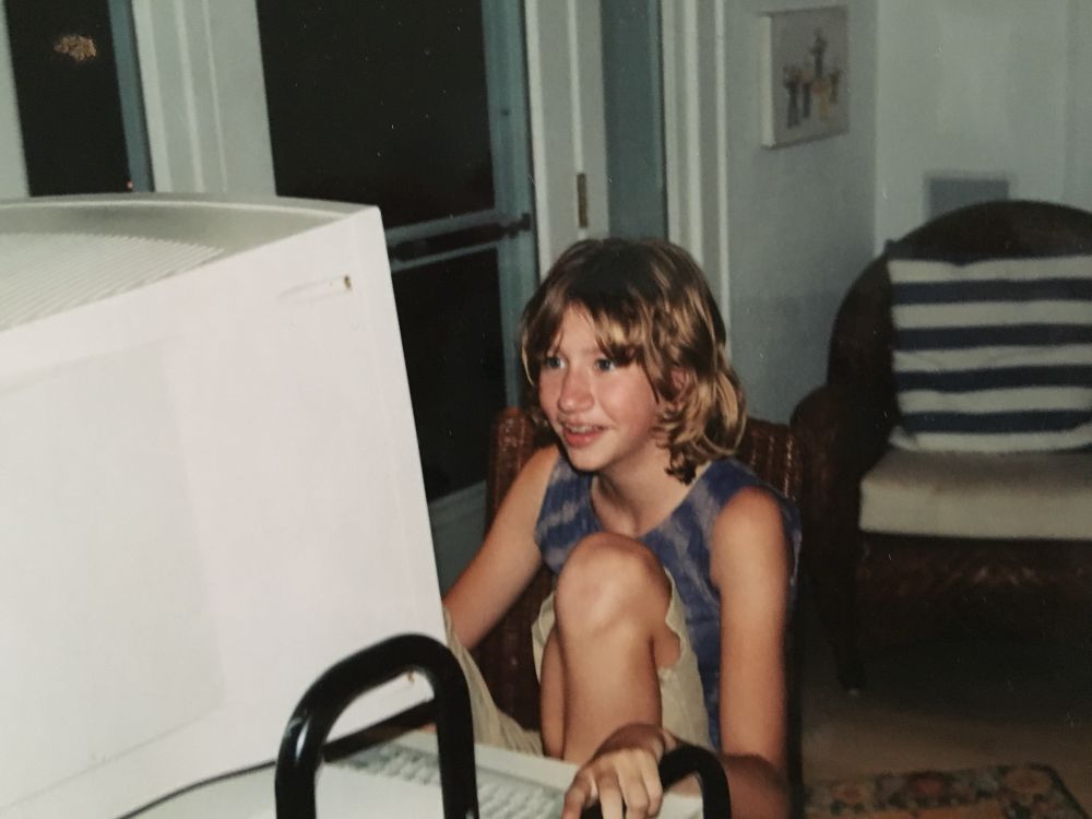 portrait of the poster as a tween with a gateway 2000 and AIM.