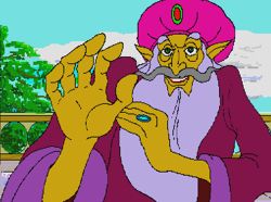 Picture of Gwonam from Zelda CDI game, coming for ya