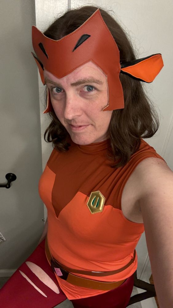 The full effect…minus makeup