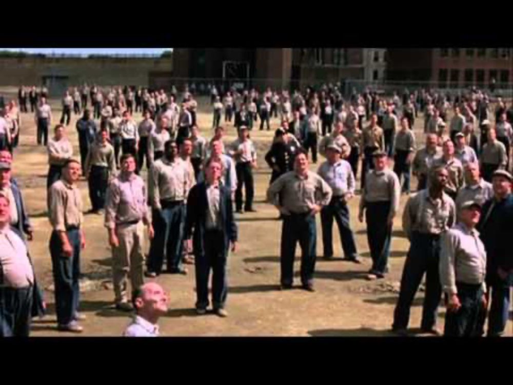 Inappropriate usage of "Holiday Road" #4: The Shawshank Redemption