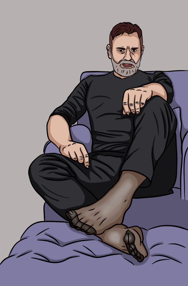 Daddy from instagram in sheer socks 