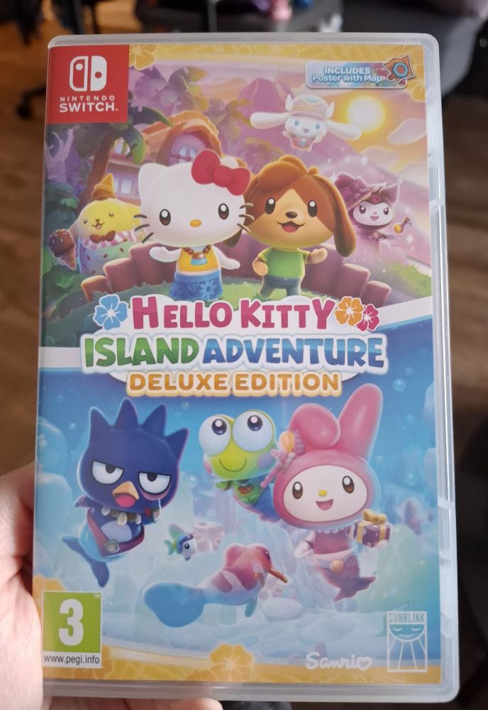 Hello Kitty Island Adventure Nintendo Switch box 