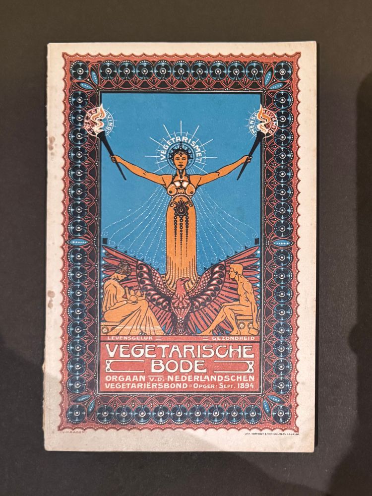 ad for a vegetarian restaurant from 1907