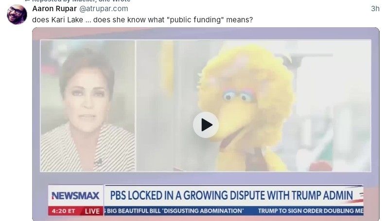 A picture with an apparent filter