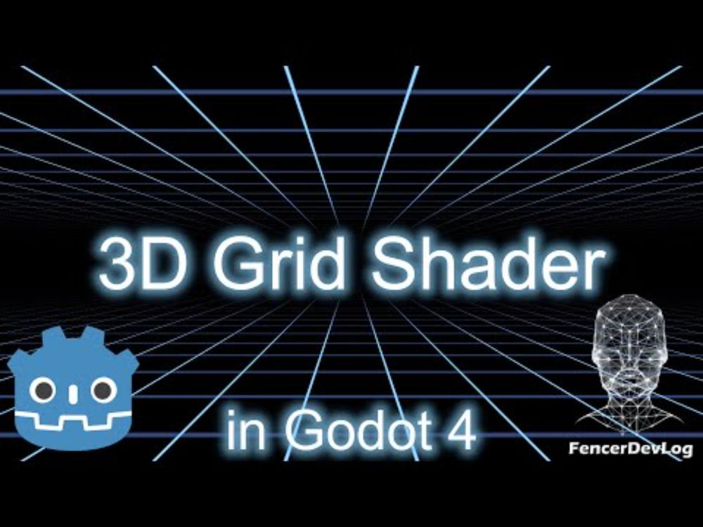 Godot 4: 3D grid shader (tutorial)