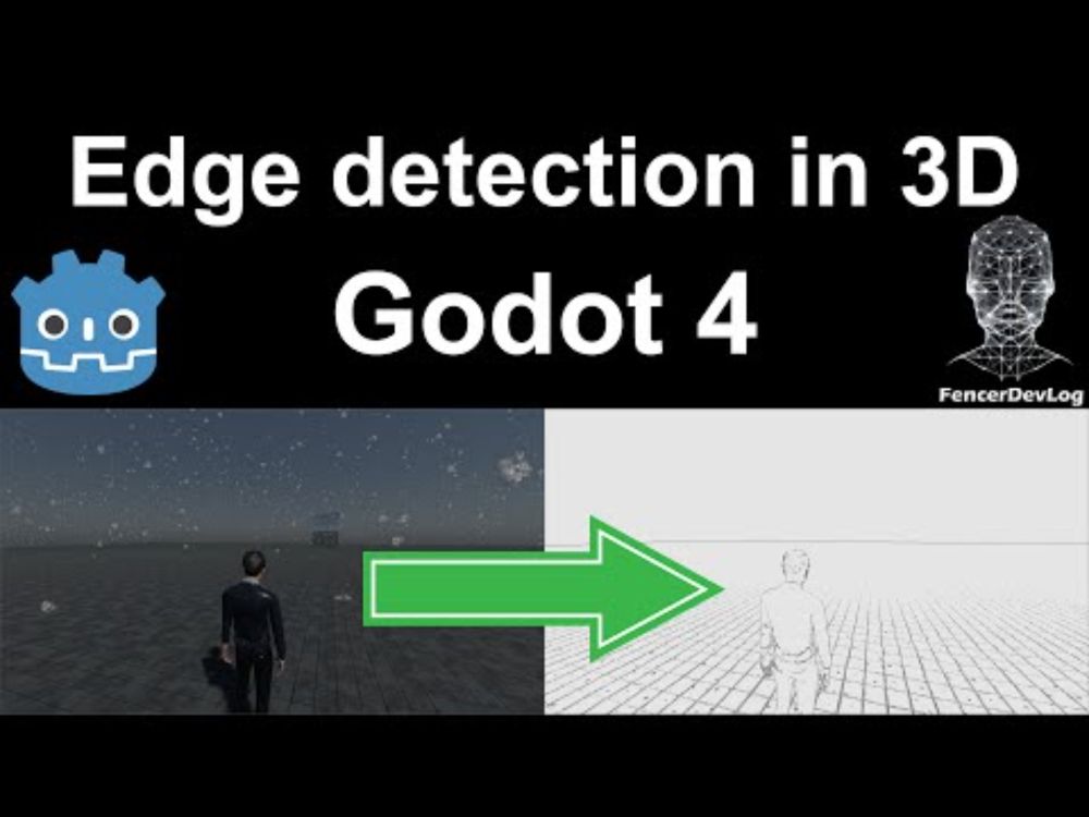 Godot 4: Edge detection in 3D (tutorial)