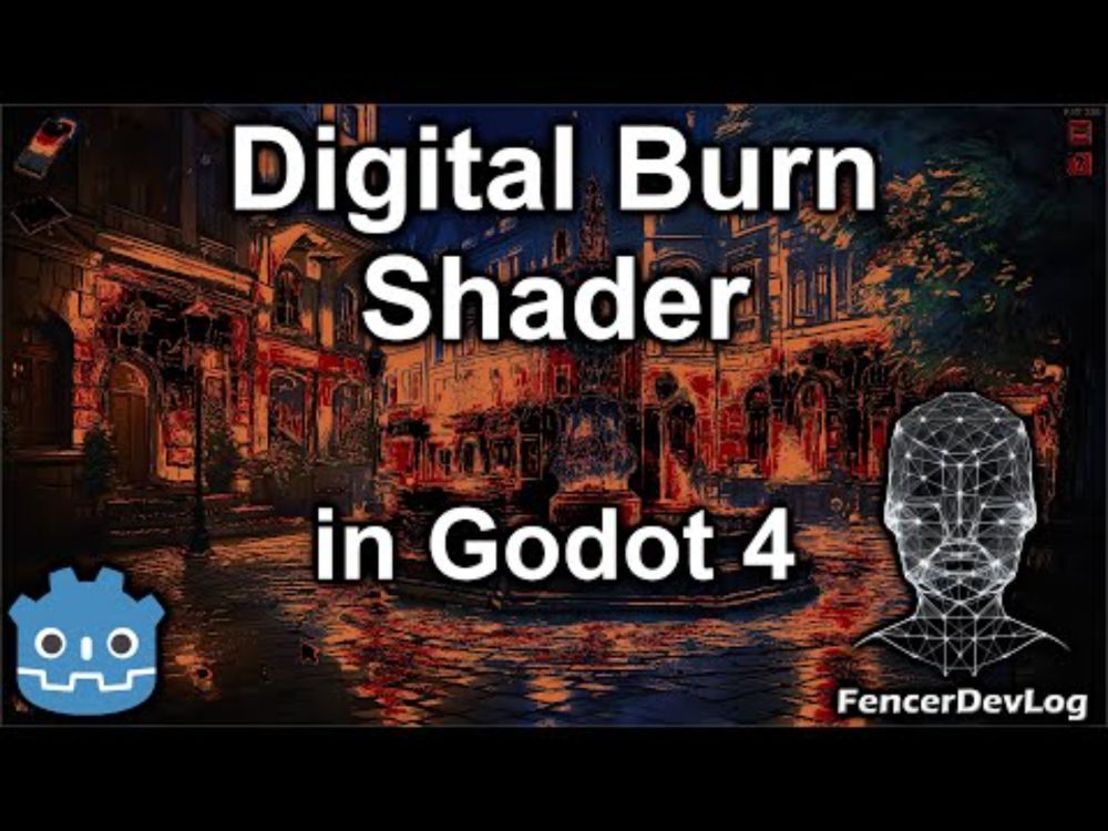 Godot 4: Digital burn shader (tutorial)