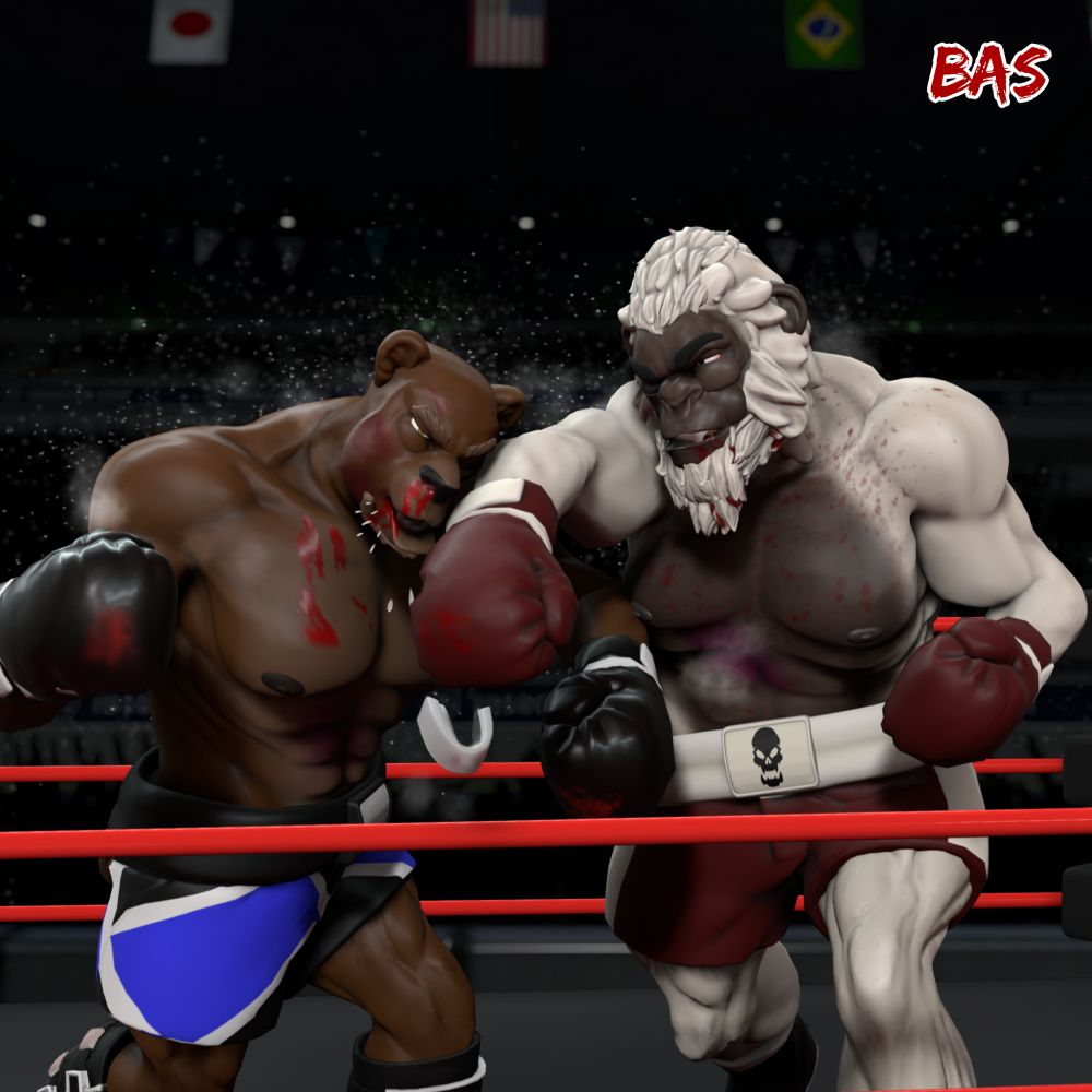 Kiko is based on the little kong from the 1933 sequel to the OG King Kong, Son of Kong. Not a great movie or at the same level as the original, but I always liked Kiko, he was silly little guy that packed a wallop. This is kinda based off of his fight with the cave bear from that movie.

Background: WWE Raw Stage 2002-2006 Absoloute><Galvanized +
IOSoccer map pack by imelman on Gmod
