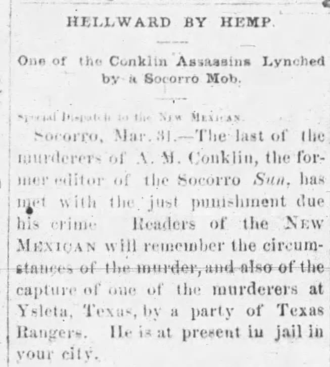short version of Hellward by Hemp, Santa Fe New Mexican