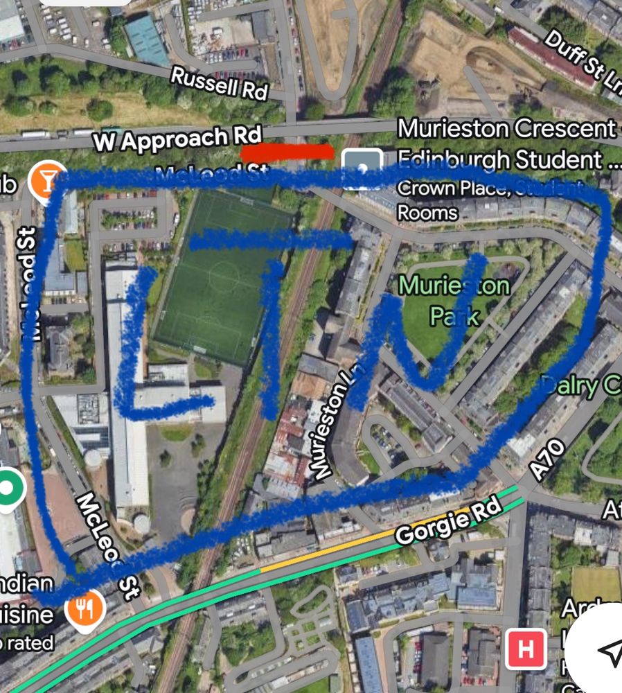 Low traffic neighbourhood at Murieston, Gorgie/Dalry, Edinburgh