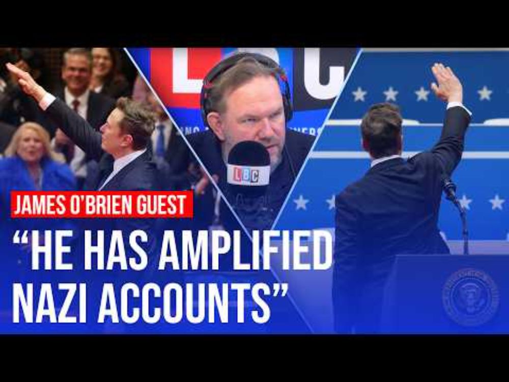 Elon Musk salute was 'no accident', says expert in the alt-right | LBC