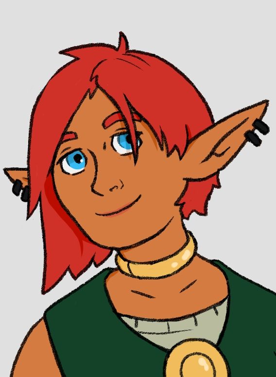 Zoomed in portrait of Braya