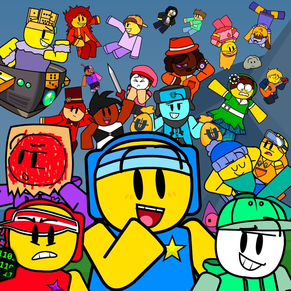 The new icon for this account, featuring the updated designs for the cast.
