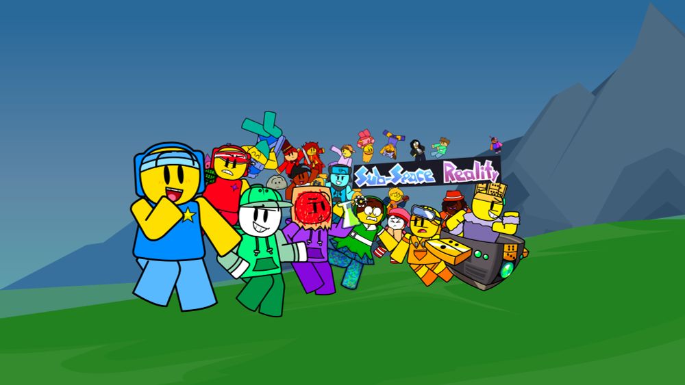 The new banner for the account, featuring the updated designs for the cast around the logo for the series.