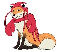 Fan art of Tot Fox from the Blaseball Wiki.