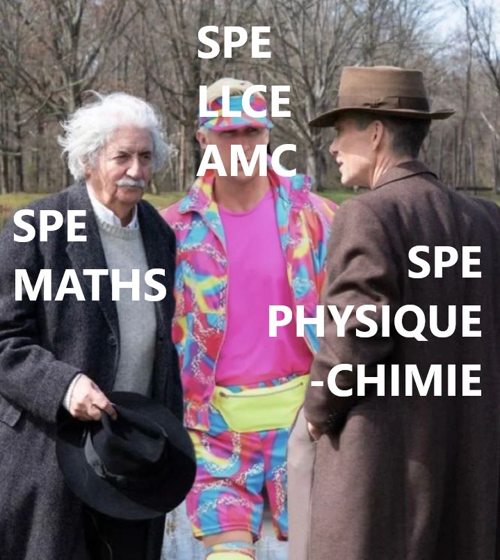 Einstein, Oppenheimer, and Ken.