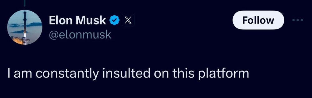 Elon Musk whining about the free speech he paid $40 billion for 