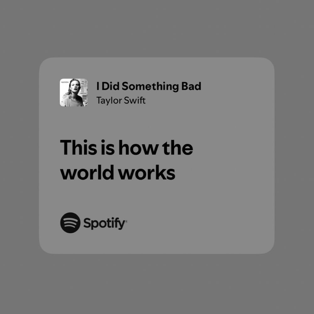 I Did Something Bad lyrics
