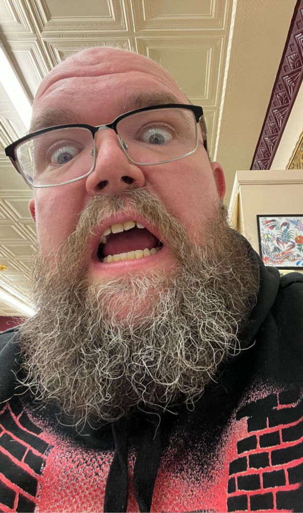 Me being a dork making wild faces for reference