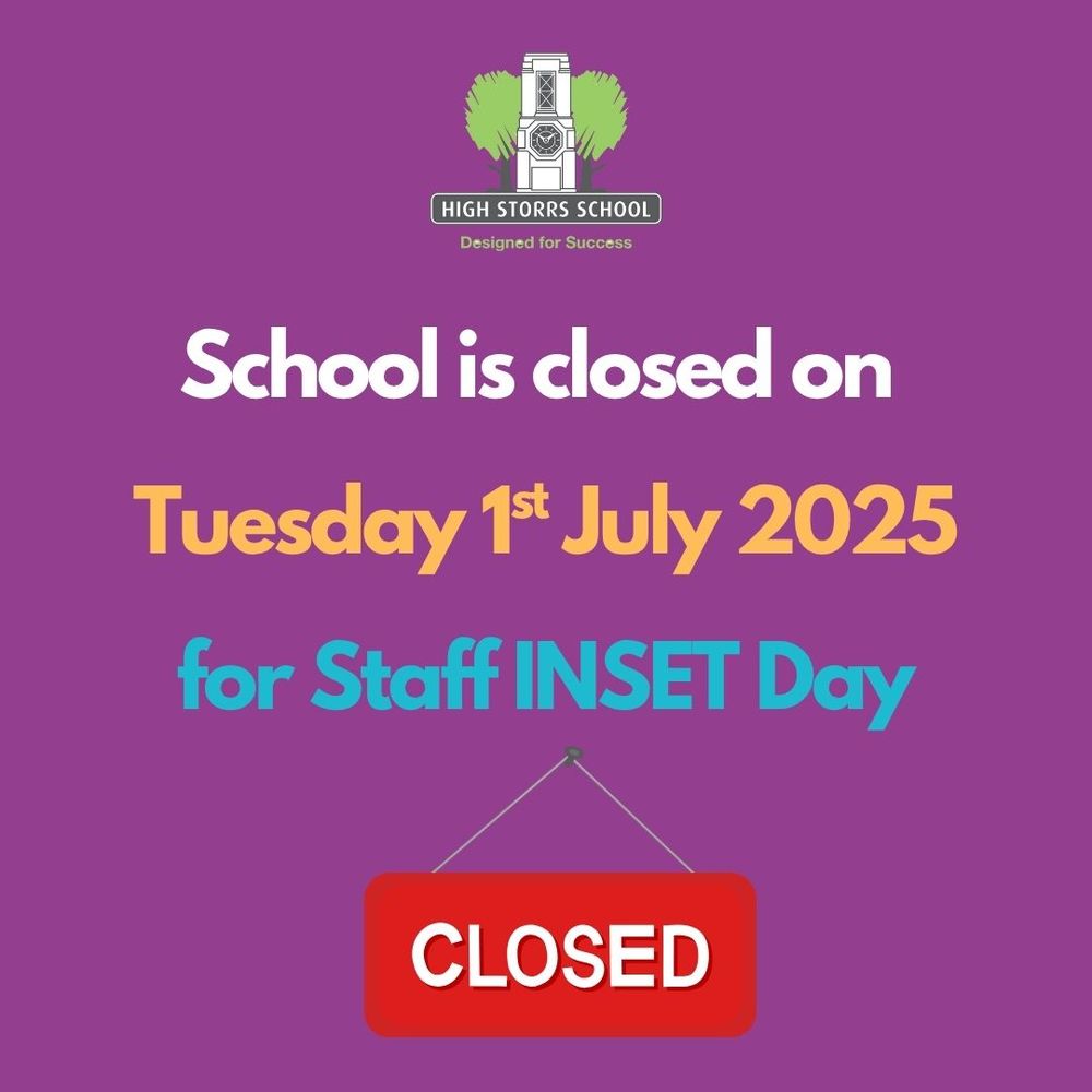 School is closed on Tuesday 1st July 2025

for Staff INSET Day
