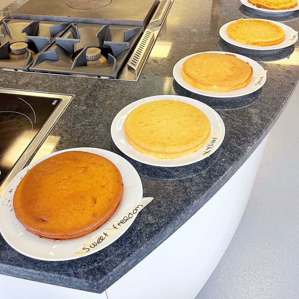 Cakes made by students