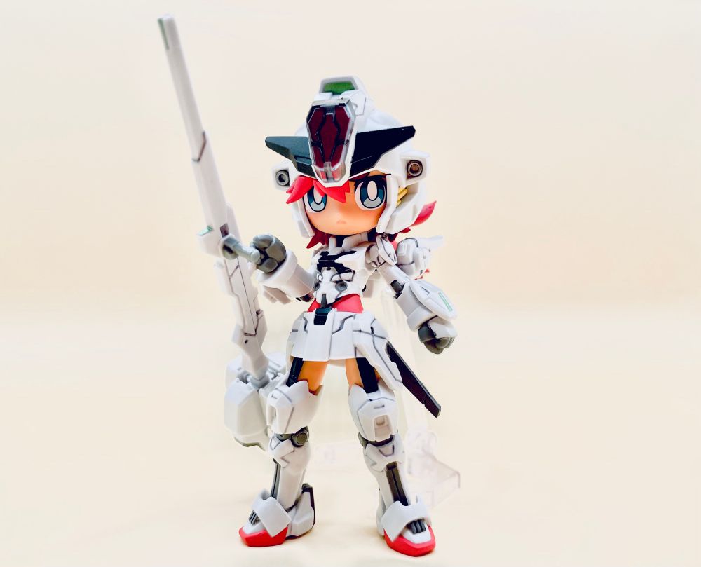 Mechagurumi figure of Calibarn Suletta, standing pose