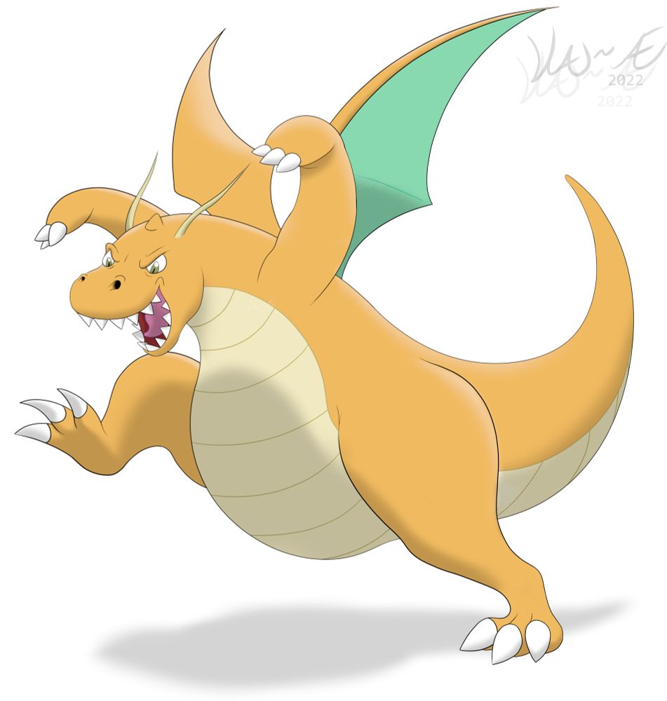 A Dragonite pretending to be a scary monster