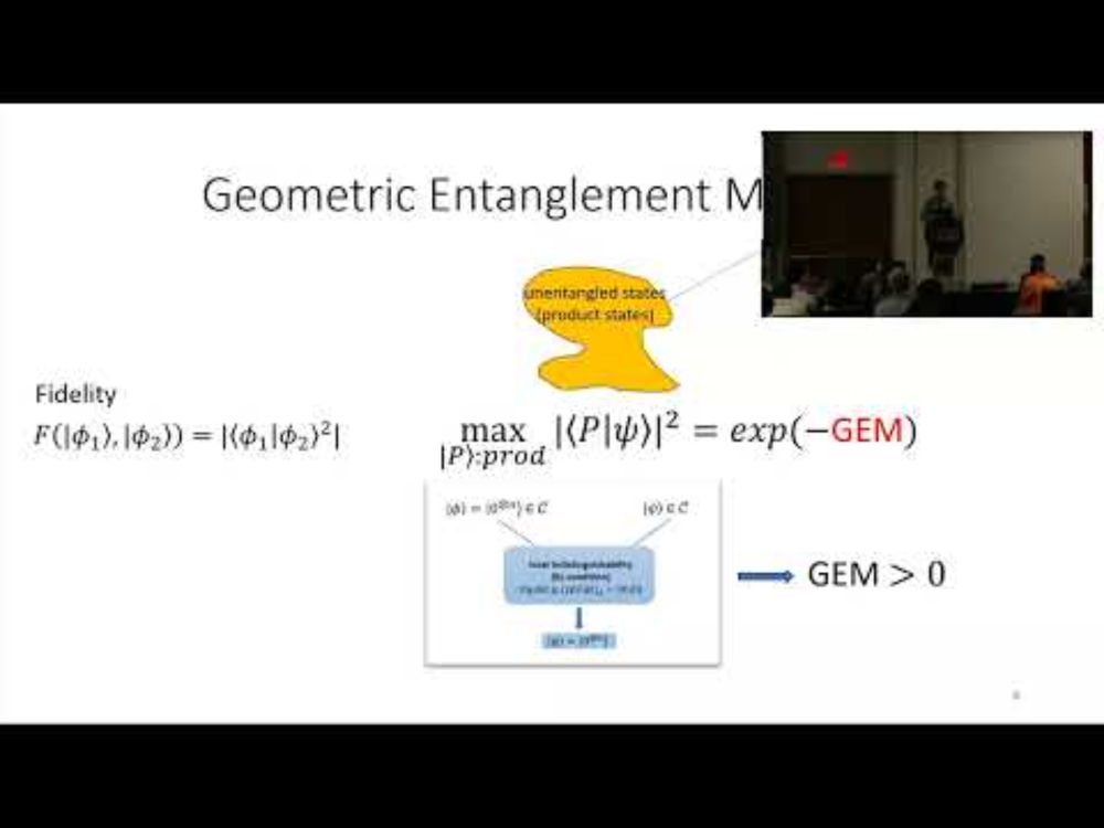 Zhi Li: "How much entanglement is needed for quantum error correction?" (QIP 2025)